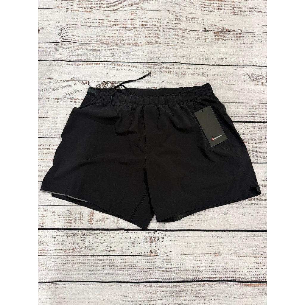 NWT Lululemon Surge Short Mens XXL Black 6 in Lined Running Training