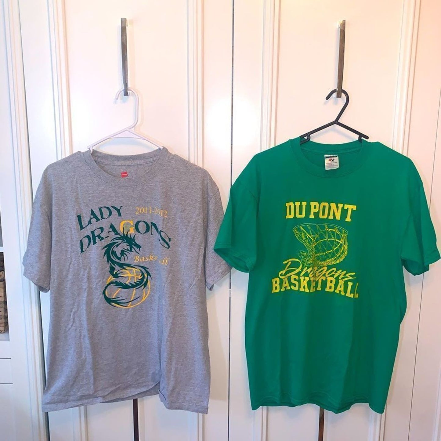 Set 2 Dupont Dragons T-shirts EUC