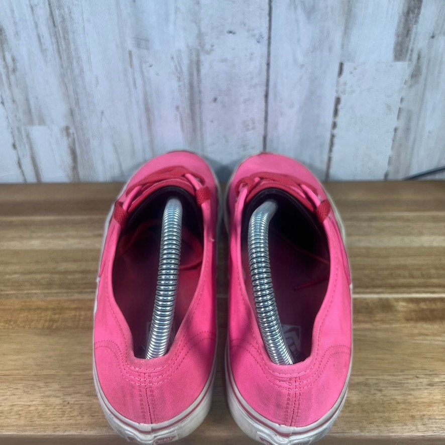 Vans Kids Size 4 Hot Pink Lace-Up Low Top Era Skate Shoes Sneakers