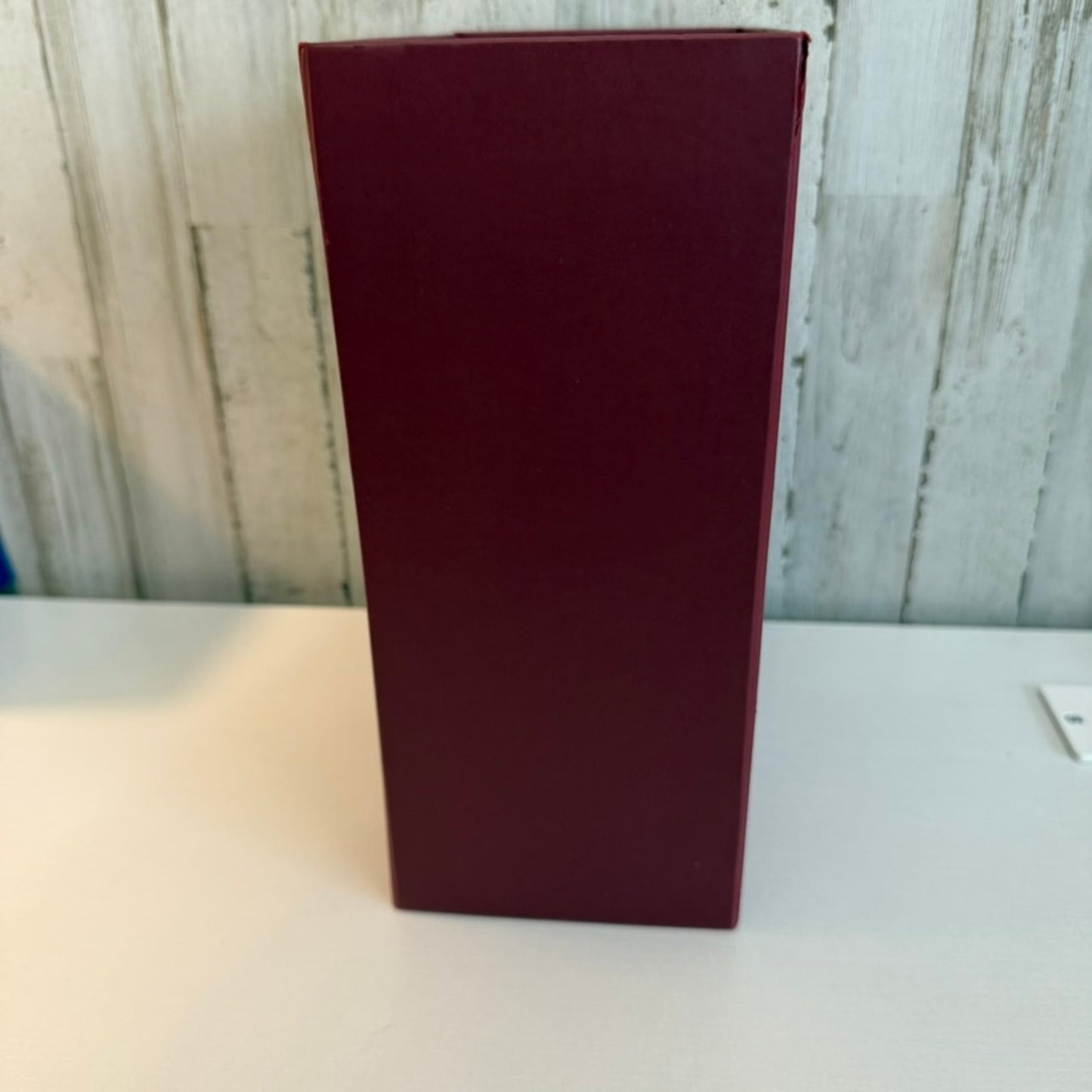 Gucci Burgundy Maroon Rigid Gift Presentation Box w/ Lid Large White Logo