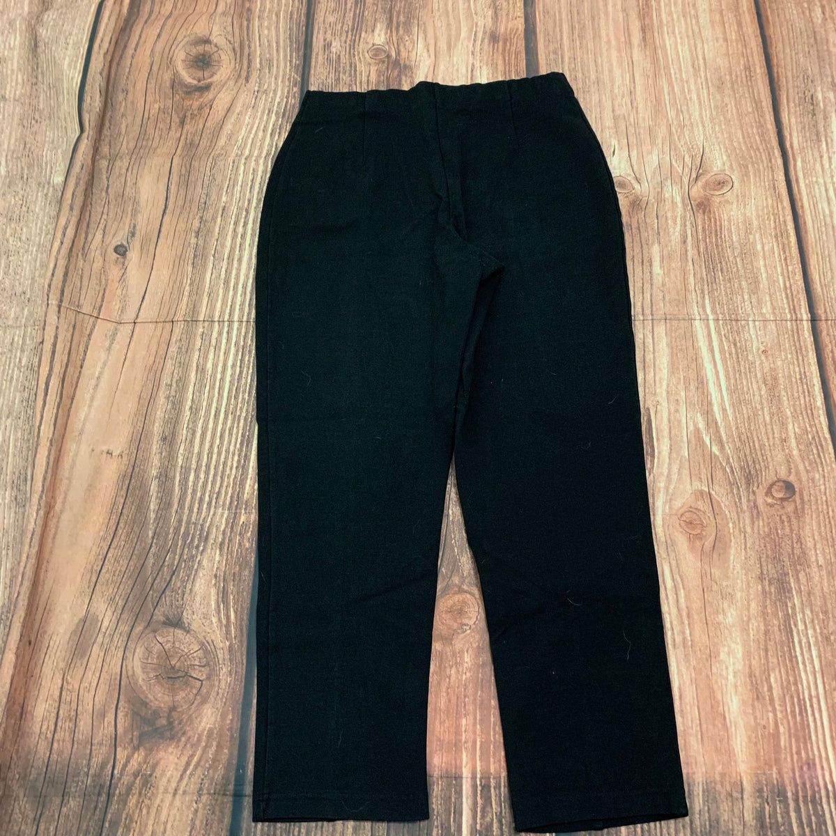Talbots Petites Vintage Black Pull-On Ankle Pants Size Small