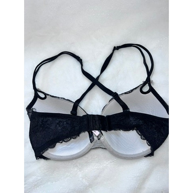 Victoria's Secret Sexy Little Things Lace Push Up Bra 34DD Black