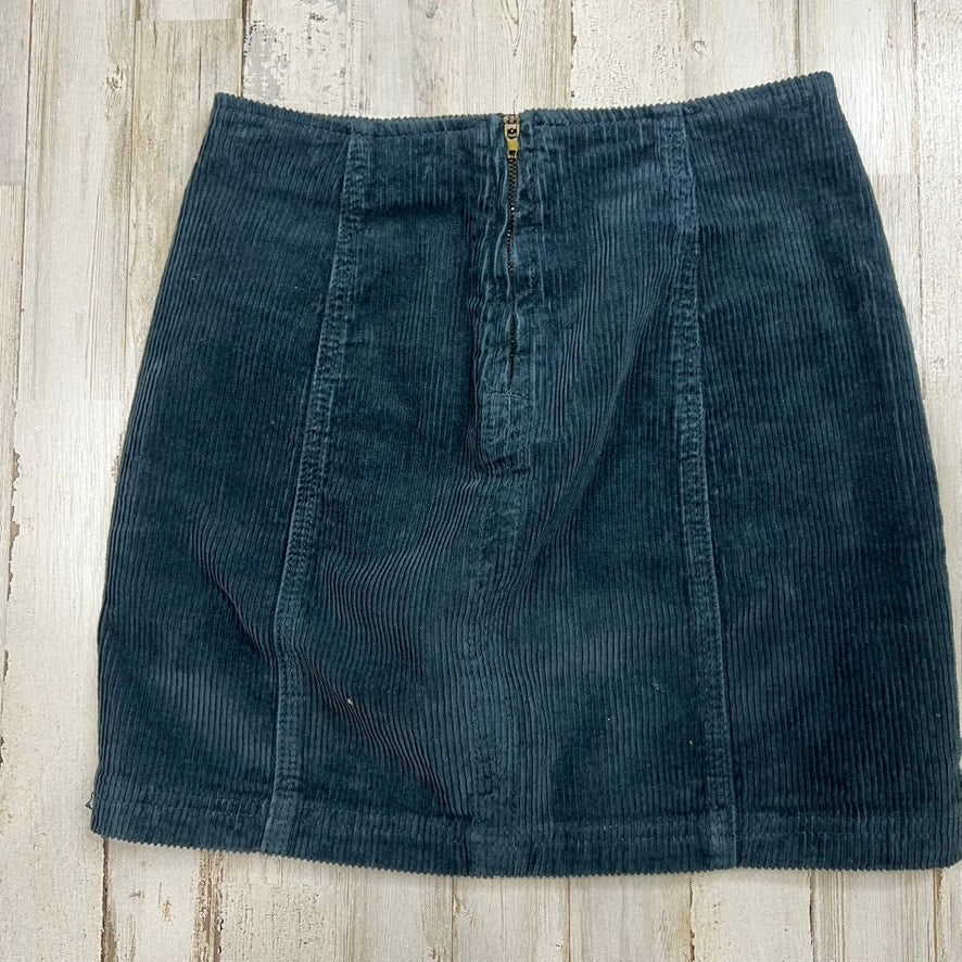 PacSun Women's Corduroy Mini Skirt Dark Teal Size 23