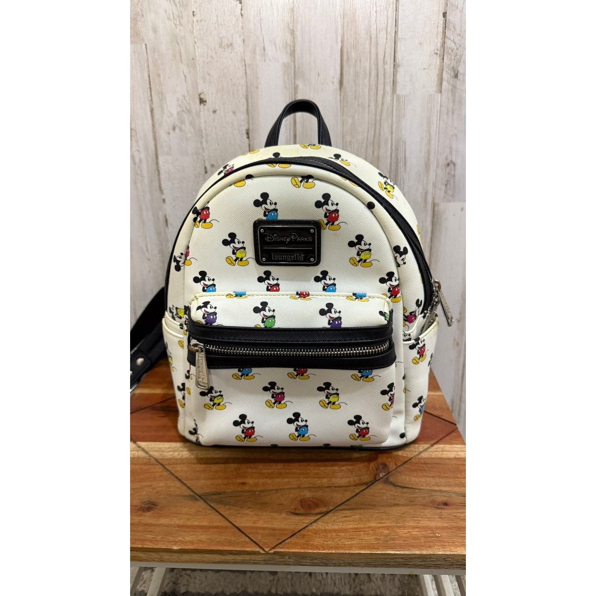 Disney Parks Loungefly Mickey Mouse Allover Mini Backpack Limited Edition