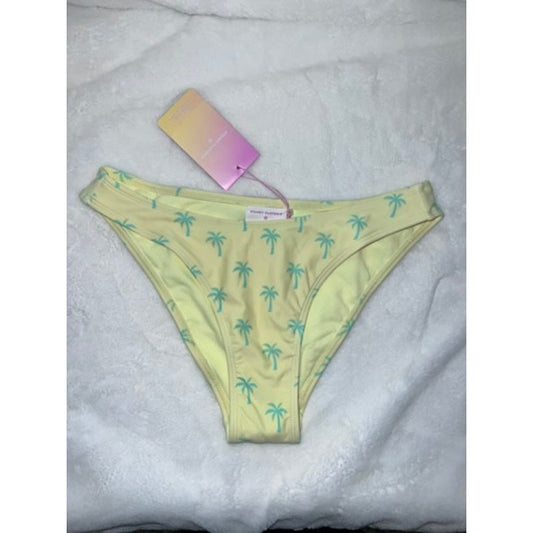 NWT Stoney Clover Lane x Target Palm Tree Cheeky Bikini Bottoms Yellow Small