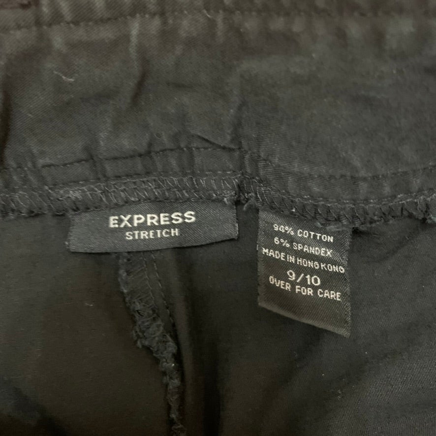 Express Chino Capri Crop Pants Womens Size 10 Black