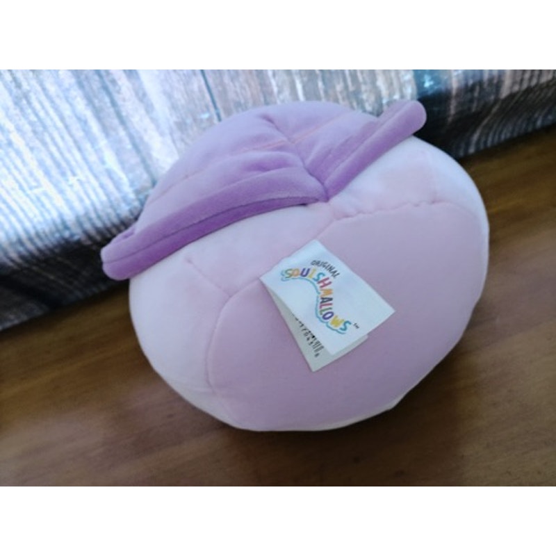 Squishmallows Maelle Turtle Plush Pink & Purple Glasses Glitter Bow 7"