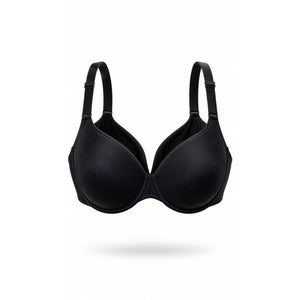 Soma Vanishing Back T-Shirt Bra Womens 38C Black Underwire Full Coverage