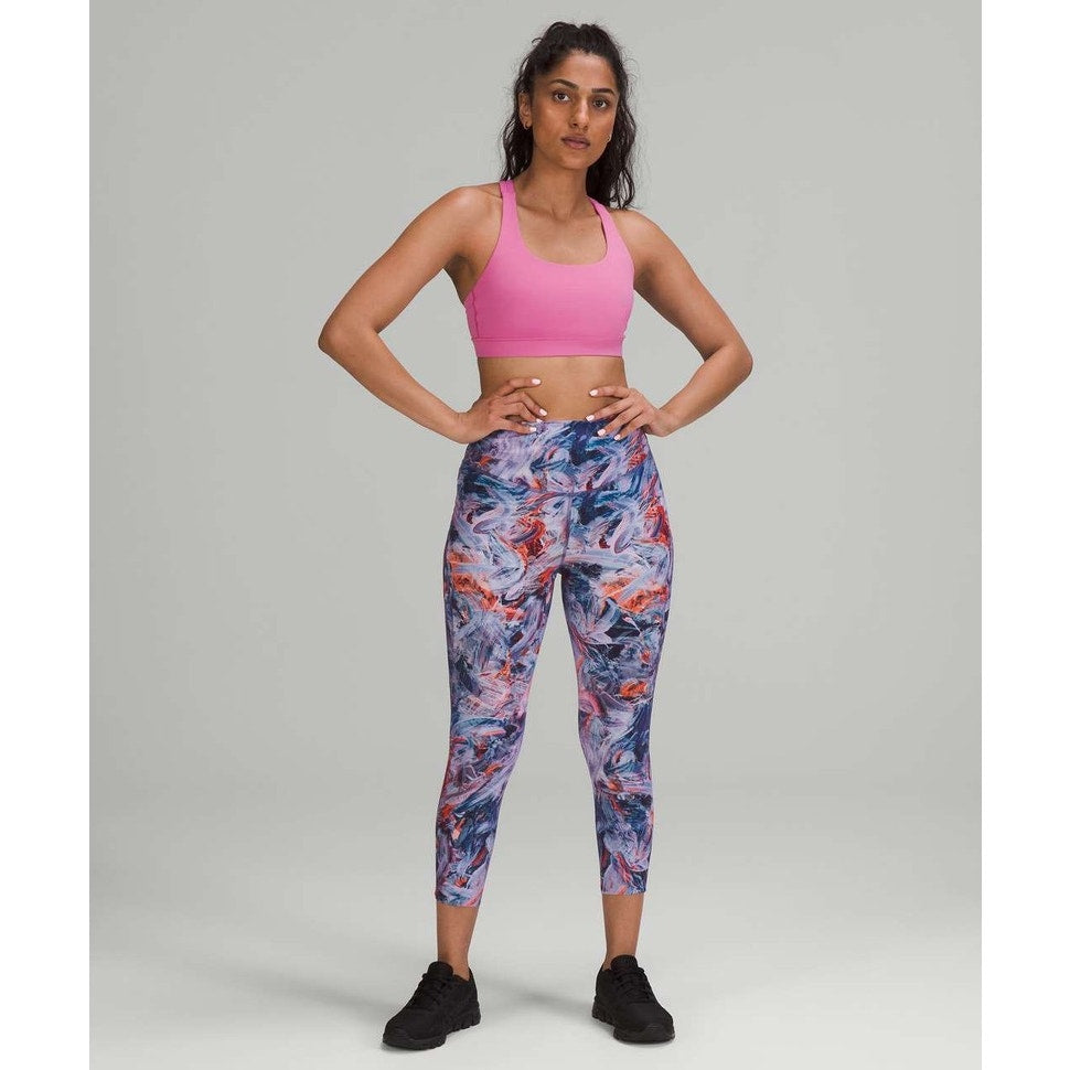 Lululemon Women's Plus Size 20 Blue/Purple High-Rise Crop Leggings 23"