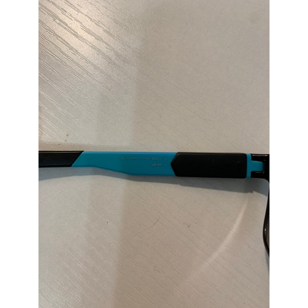 Oakley Field Day Youth Eyeglass Frames Black Ink/Turquoise