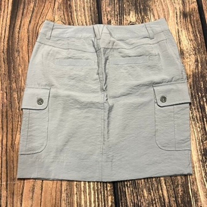 NWT Simply Vera Wang Women's Gray Cargo Mini Skirt Size 2 Casual Pockets