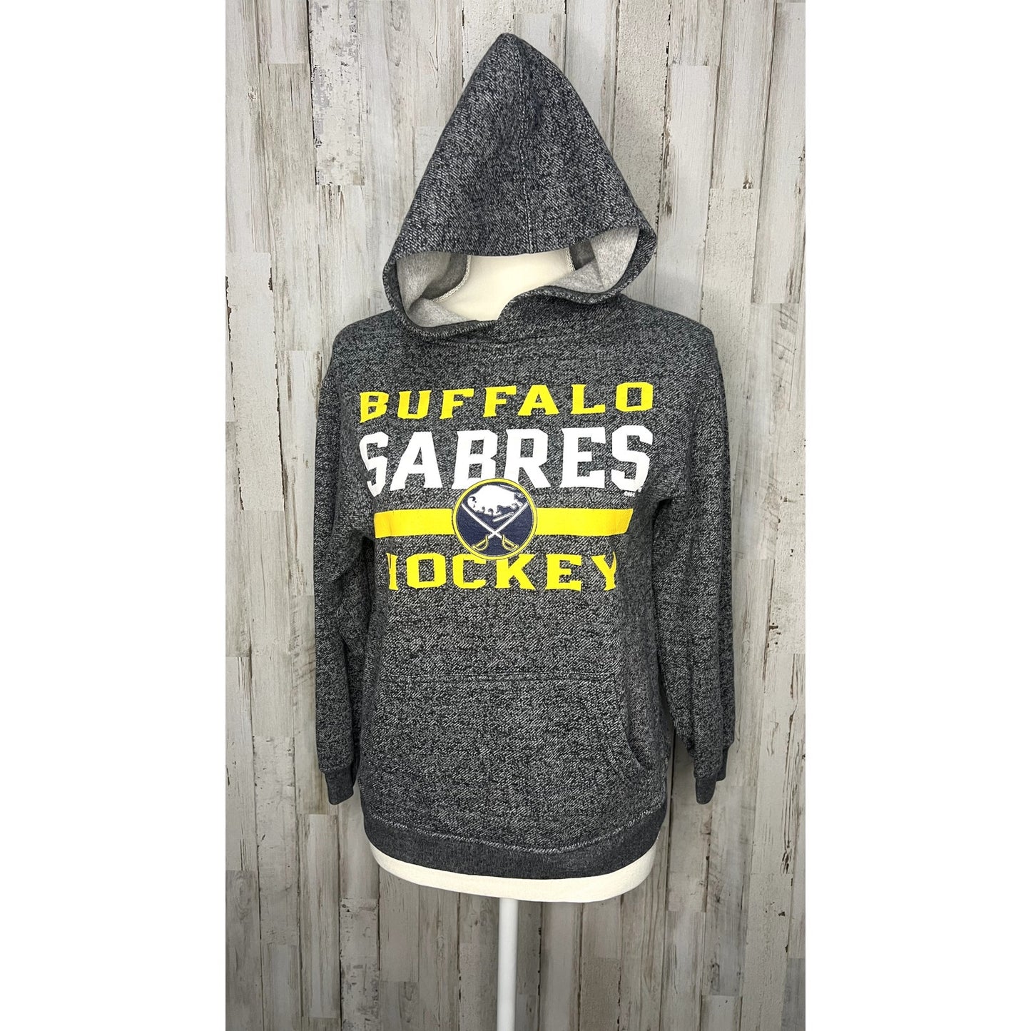 NHL Buffalo Sabres Youth Multicolor Graphic Hoodie Size Medium