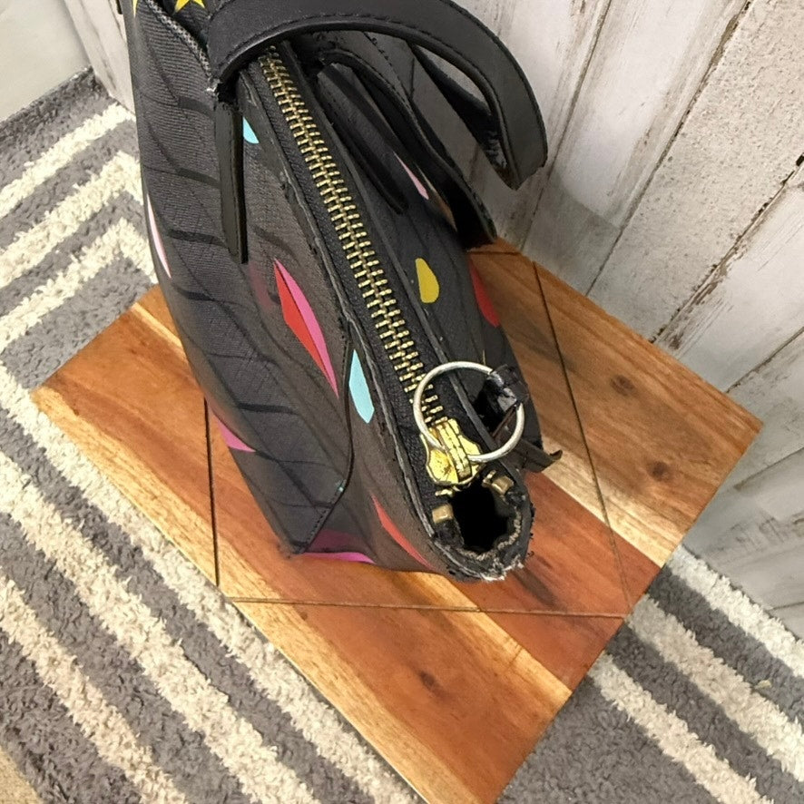 Fossil Sydney Tote Bag Geometric Multicolor Design Women's Handbag