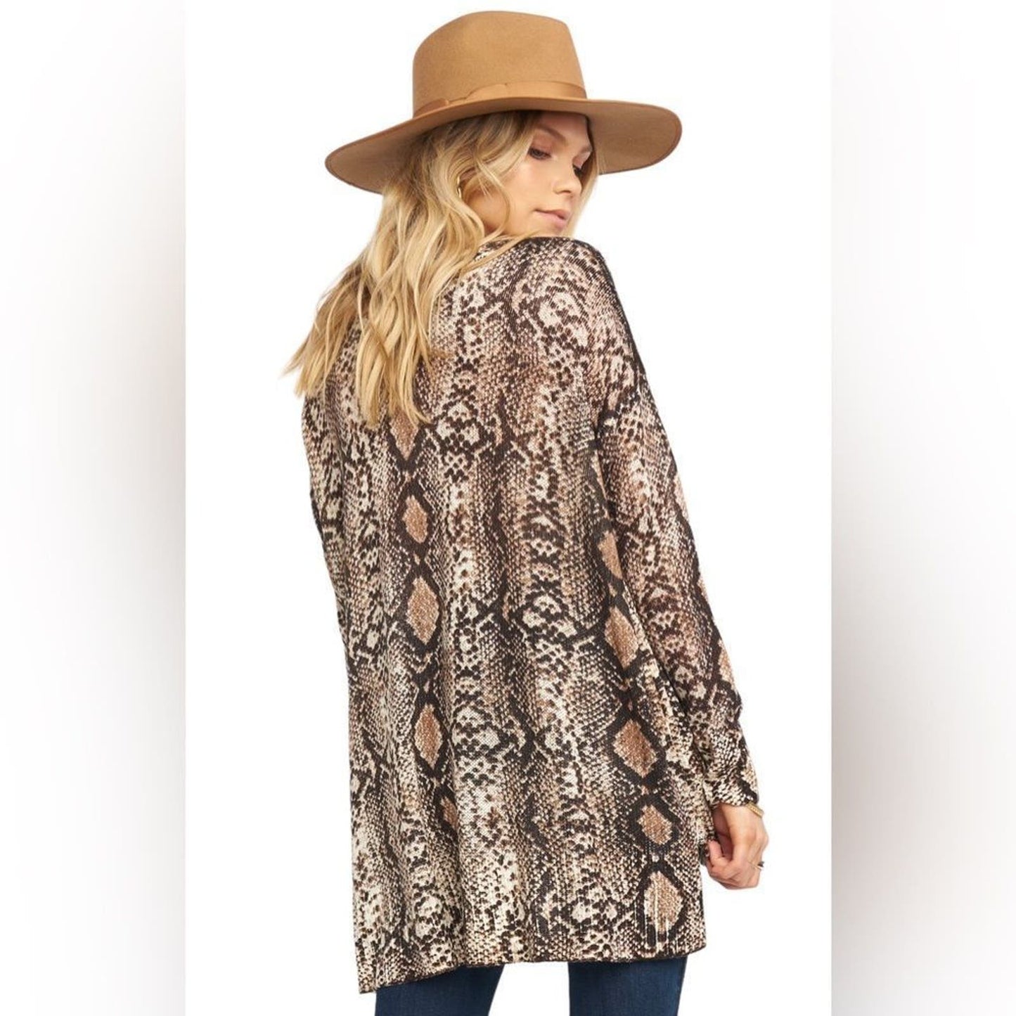 Show Me Your Mumu Snake Print Hug Me Sweater Size XS