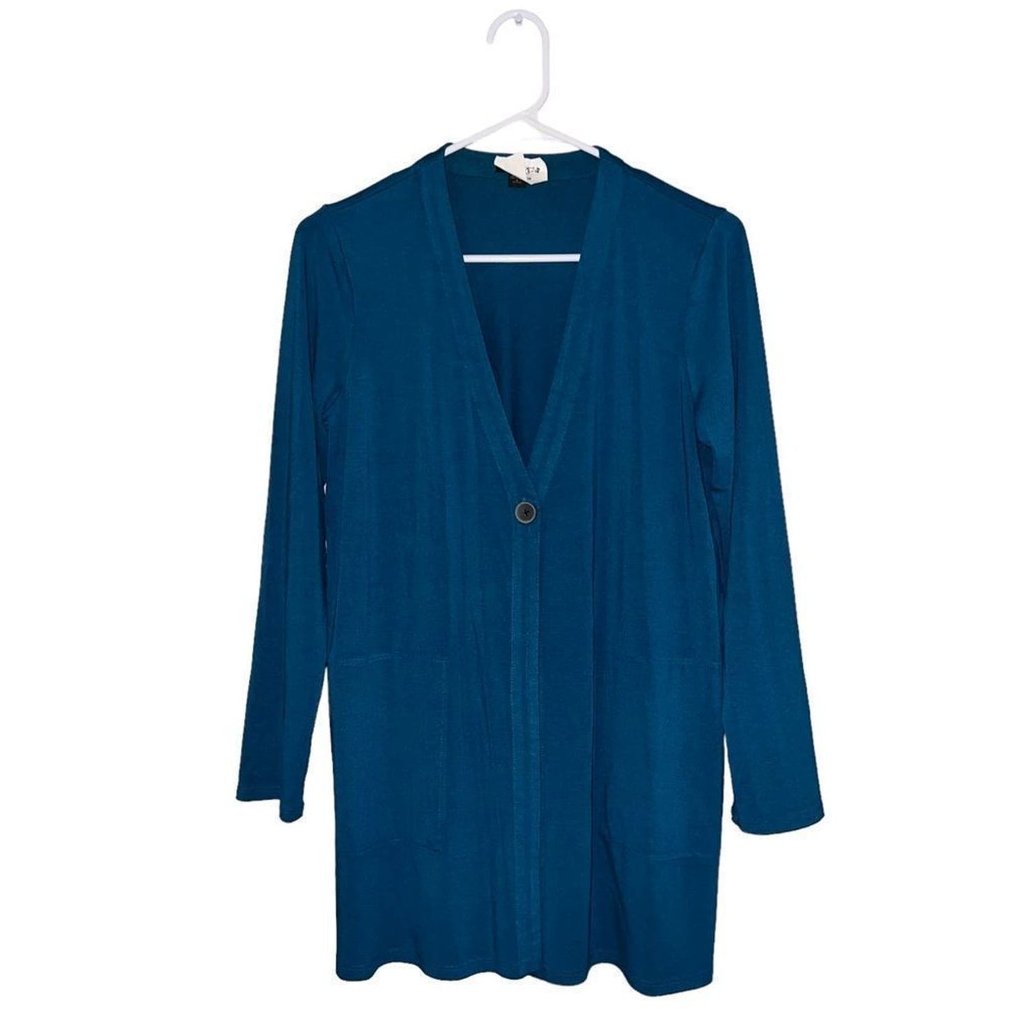 J. Jill Teal Cardigan with Pockets Size Small