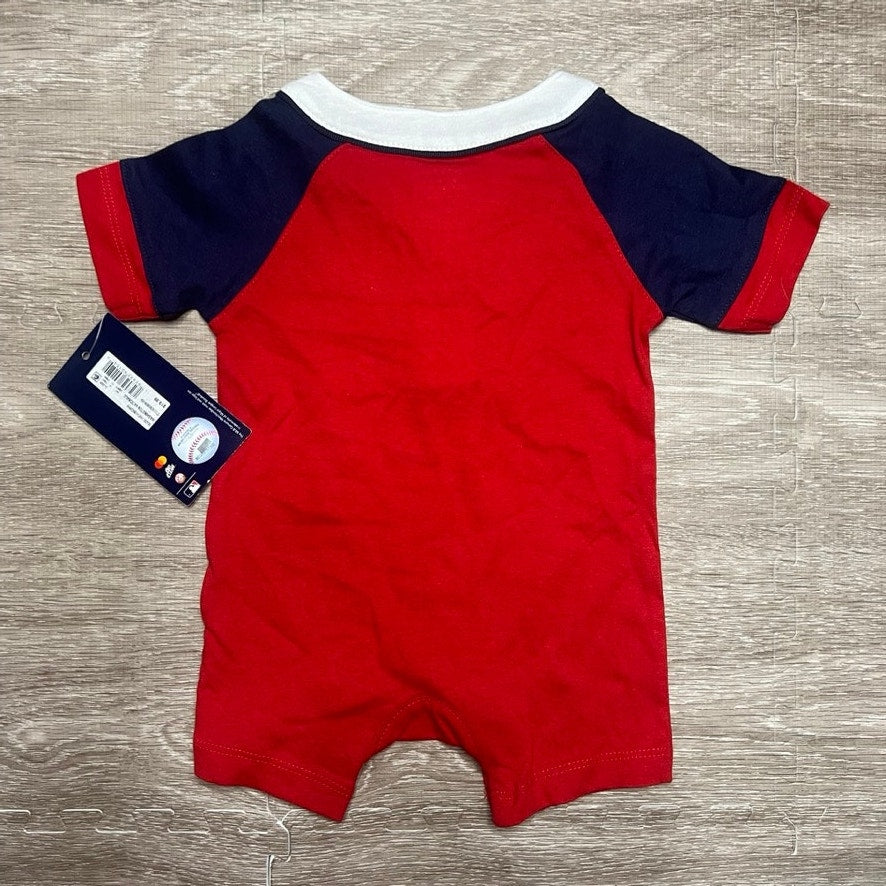 NWT Washington Nationals Baby 0/3 M Jumper Jersey Red Sports Theme Durable