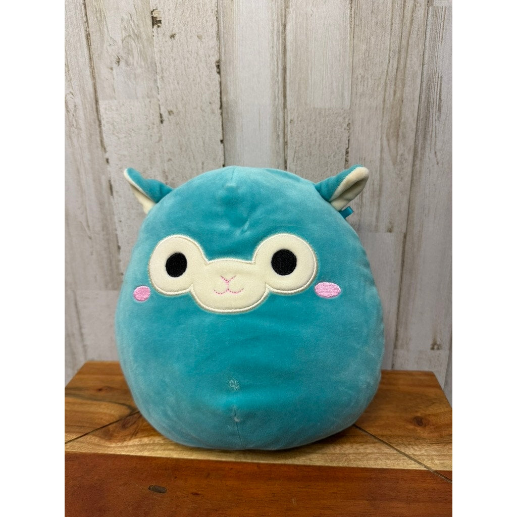 Squishmallows Tim the Llama/Alpaca Plush Toy Medium 10" Blue