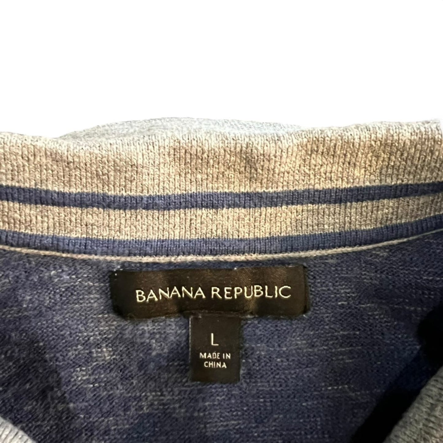 Banana Republic Men's Mariner Sweater Polo Size Large