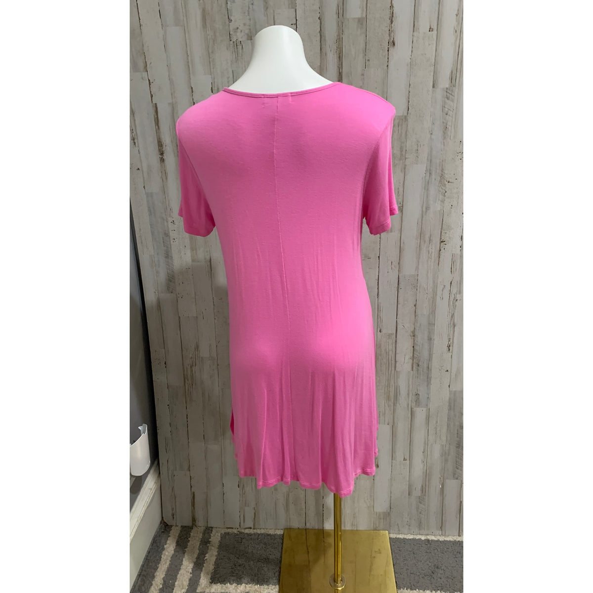 Simply Southern Dress Womens Size S Pink T-Shirt Knee Length