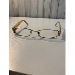 Versace Eyeglasses Frames Womens Gold/Yellow Rhinestone