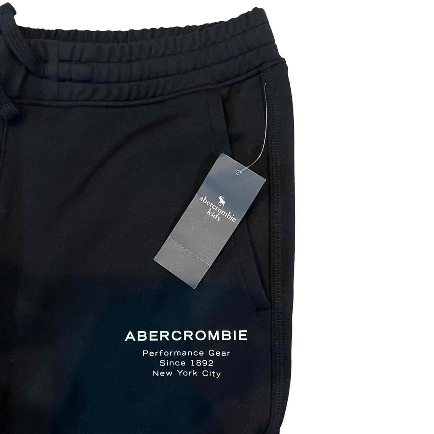 NWT Abercrombie Performance Gear 4-Way Stretch Breathable Joggers Size 13/14