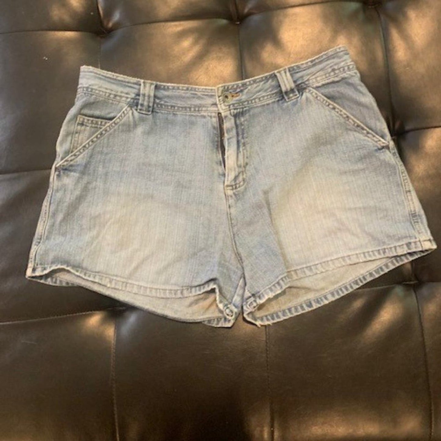 Route 66 denim jean shorts 14 EUC