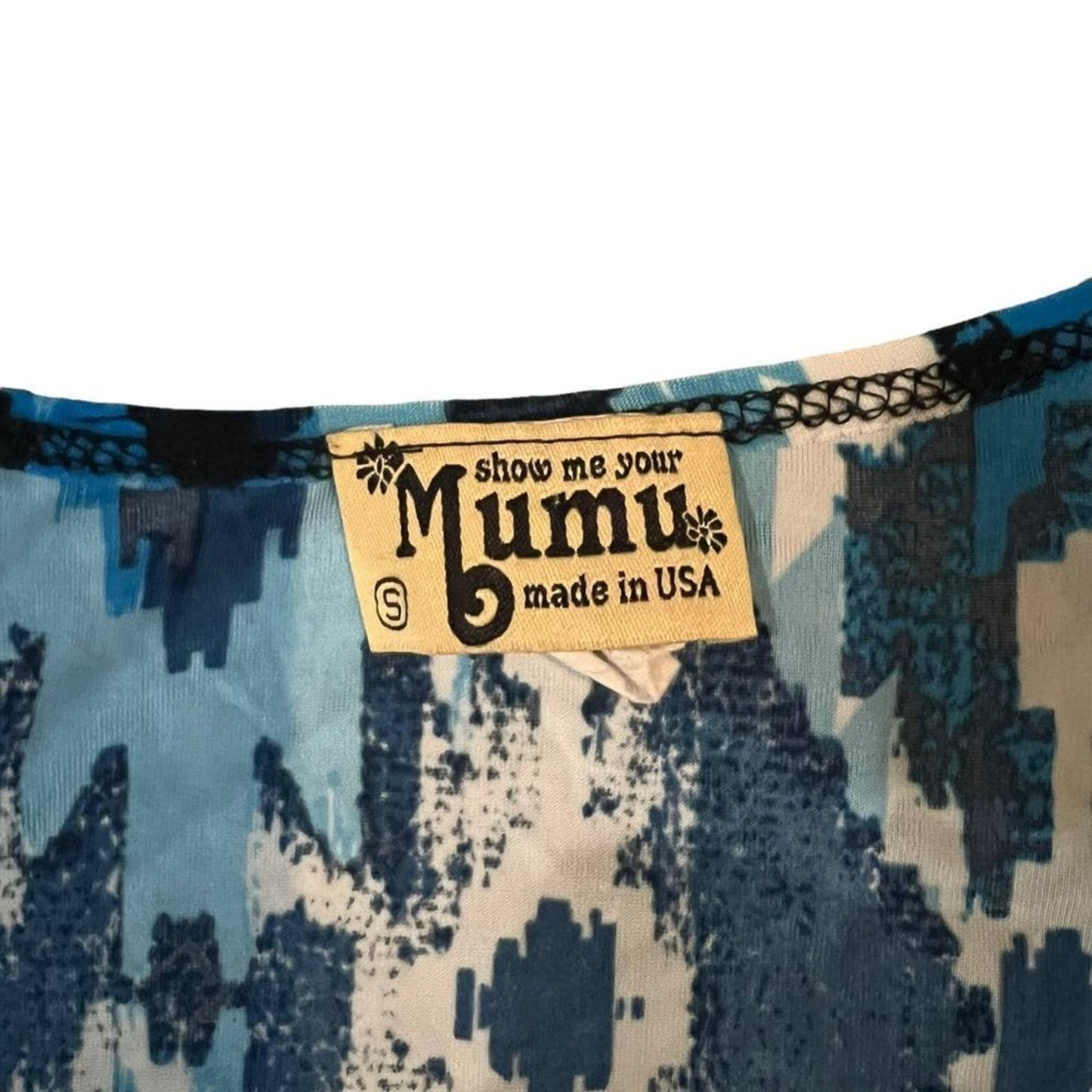 Show Me Your MuMu Geometric Maxi Dress Size Small