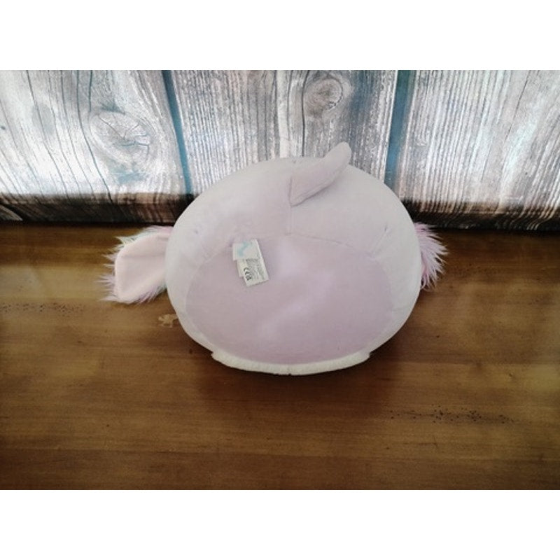 NWT Squishmallows Barb Dog Purple Pastel Rainbow Ears 16"
