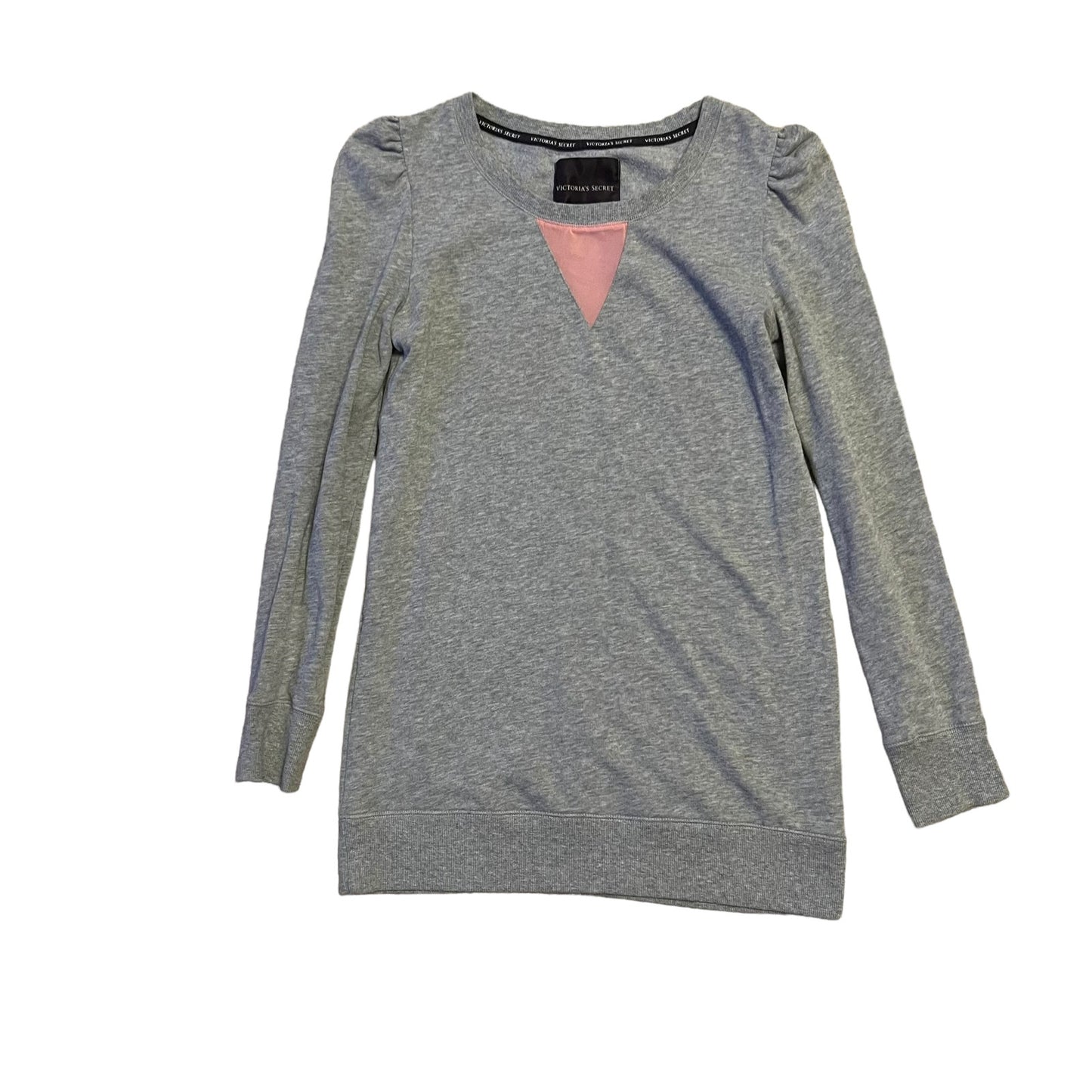 Victoria's Secret Women's XS Gray Long Sleeve Lightweight Casual Pullover Shirt