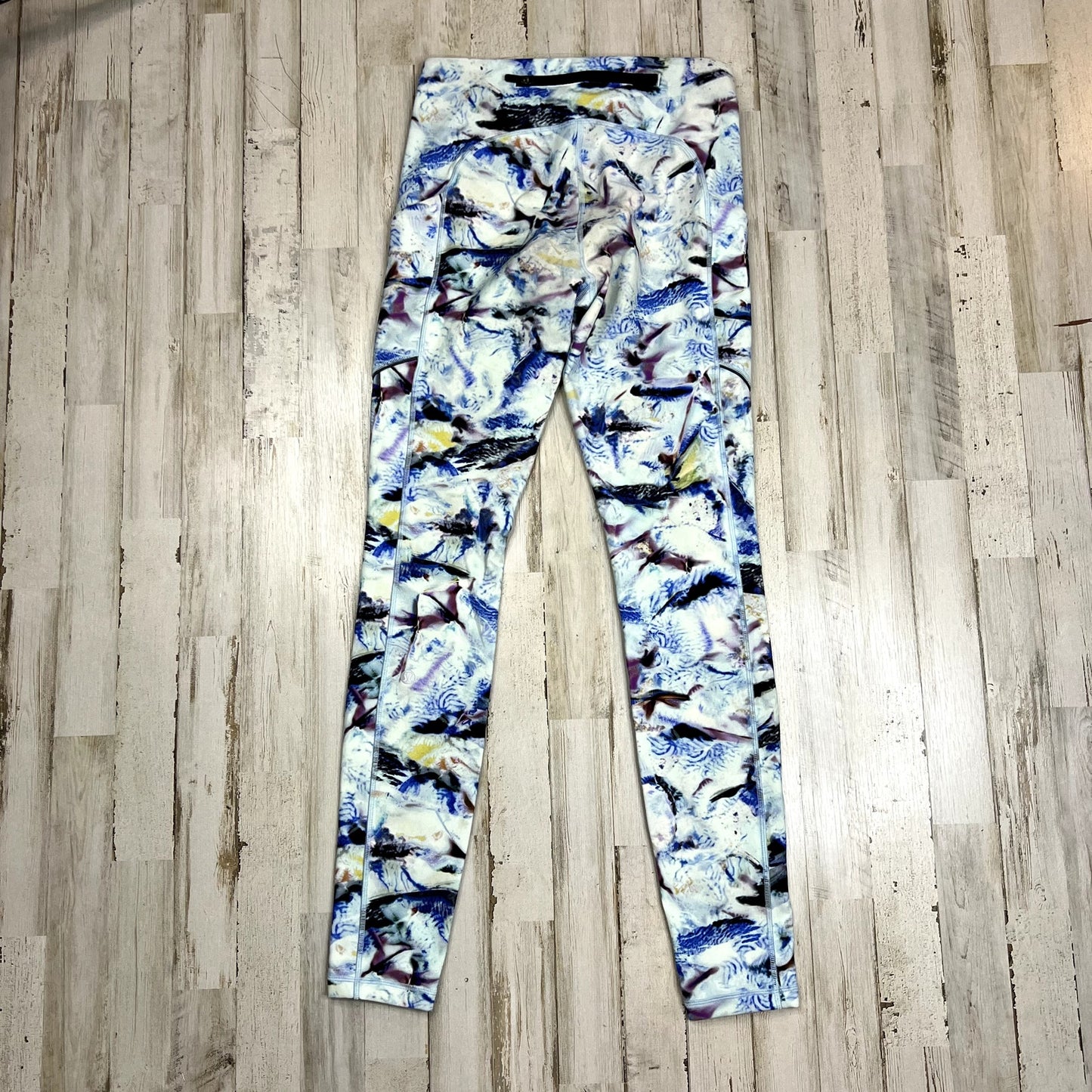 Lululemon Speed Up Tight 28" Leggings Multi Blue Exposure Size 4 High-Rise