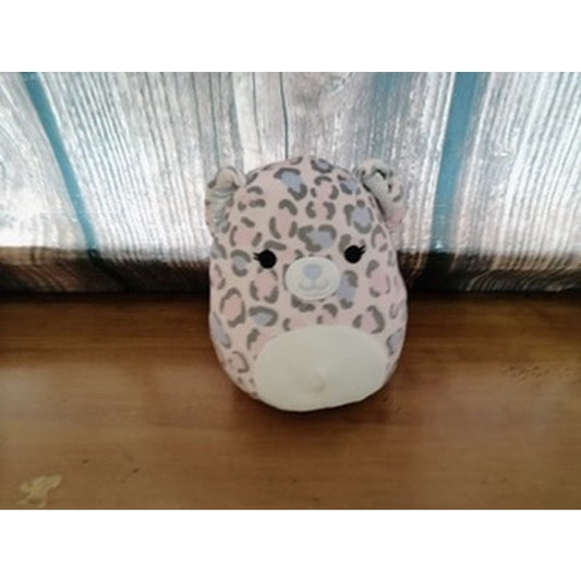 Squishmallows Dallas the Leopard Plush Pink & Gray 8"