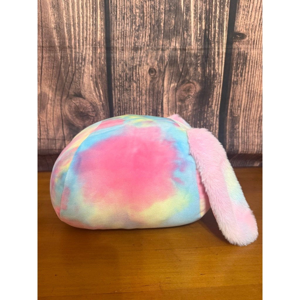 Squishmallows 12" Candy Rainbow Tie-Dye Bunny Plush Toy