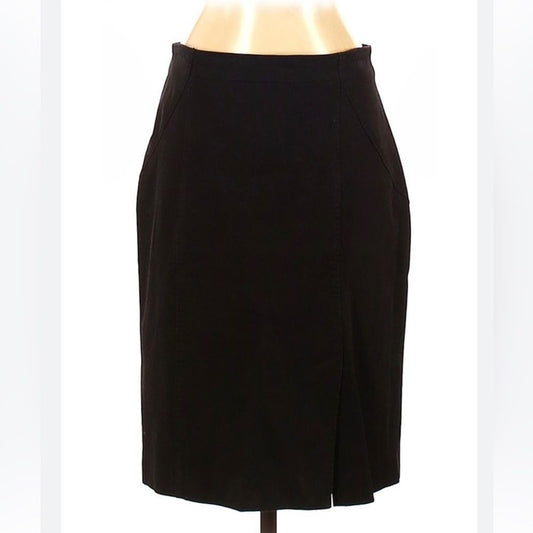 Banana Republic Size 6 Black Pencil Skirt