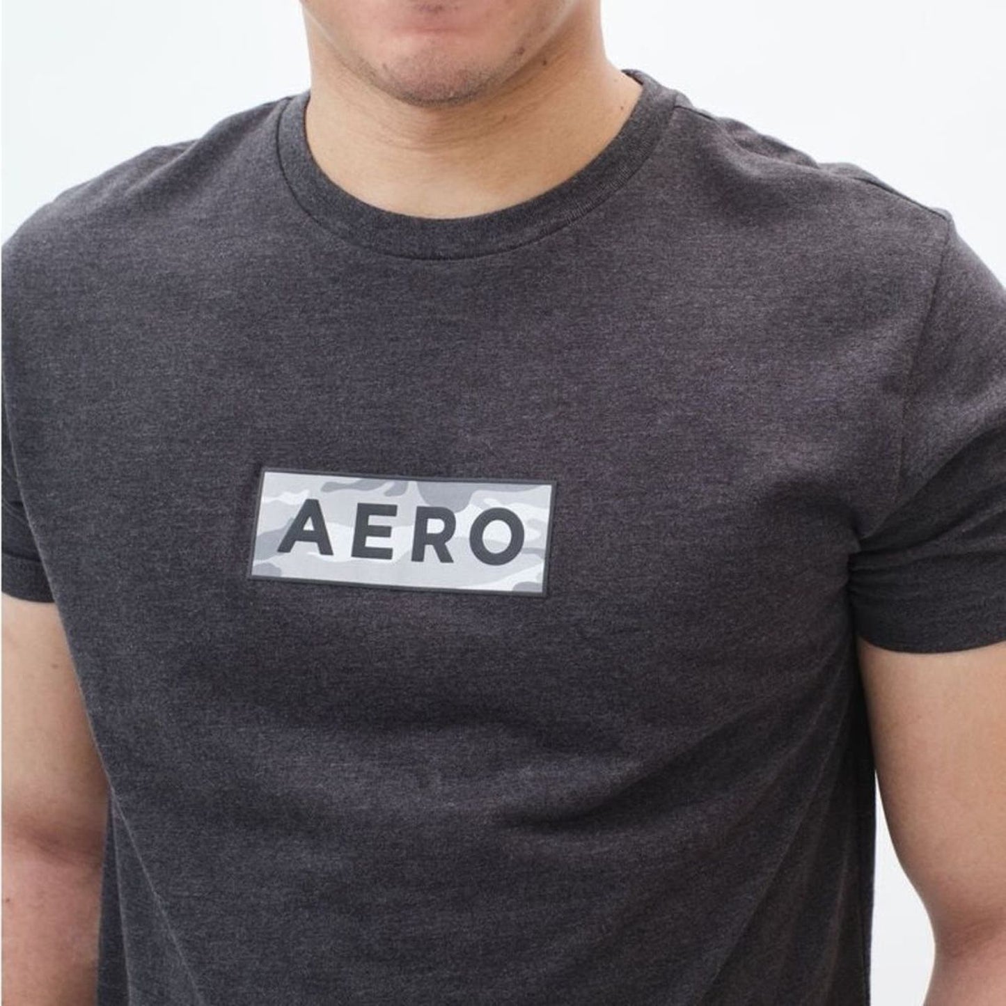 Camo Aero Box Logo Graphic Tee