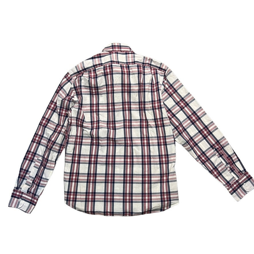 NWT J.Crew Men's Medium Slim Untucked Plaid Long Sleeve Button-Up Shirt