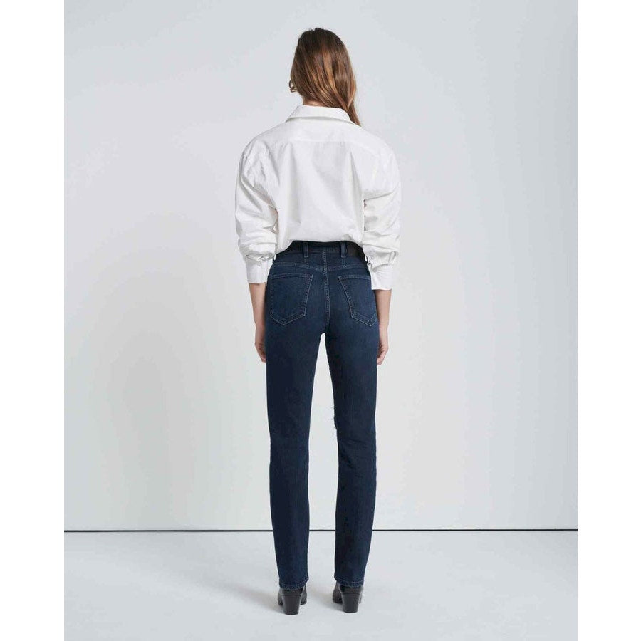 NWT 7 For All Mankind Women's Size 28 Easy Slim in Sunbeam Jeans