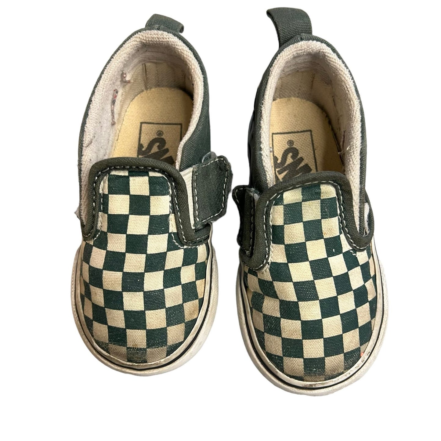 Vans Slip-On V (Color Theory) Checkerboard Mountain View Toddler Size 5.0