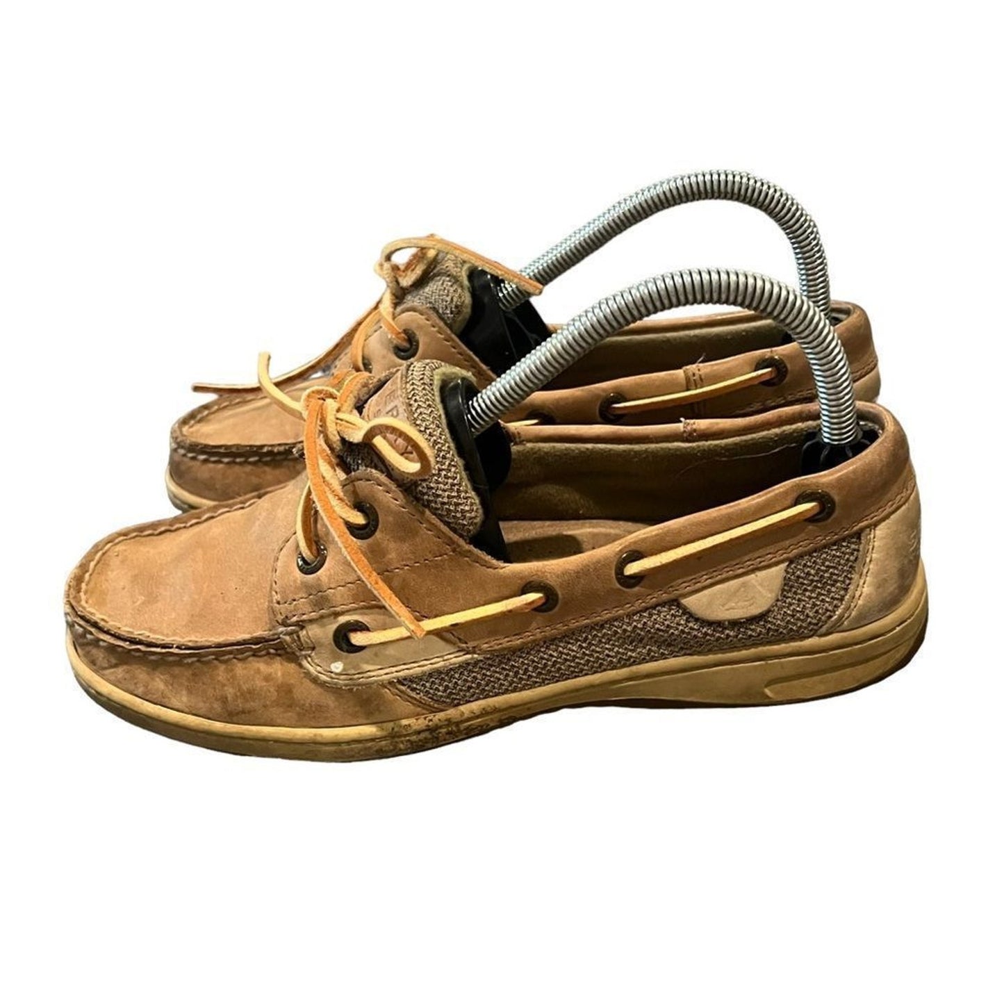 Sperry Top-Sider Bluefish 2-Eye Women's Size 8.5 Boat Shoes Brown Lace-Up Casual