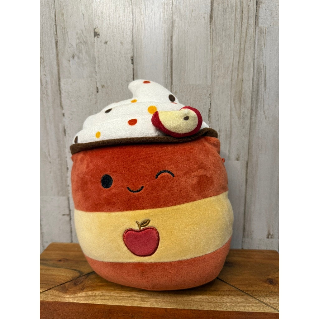Squishmallows Mead the Apple Cider Plush Toy Small 10" Red Fall Harvest Squad