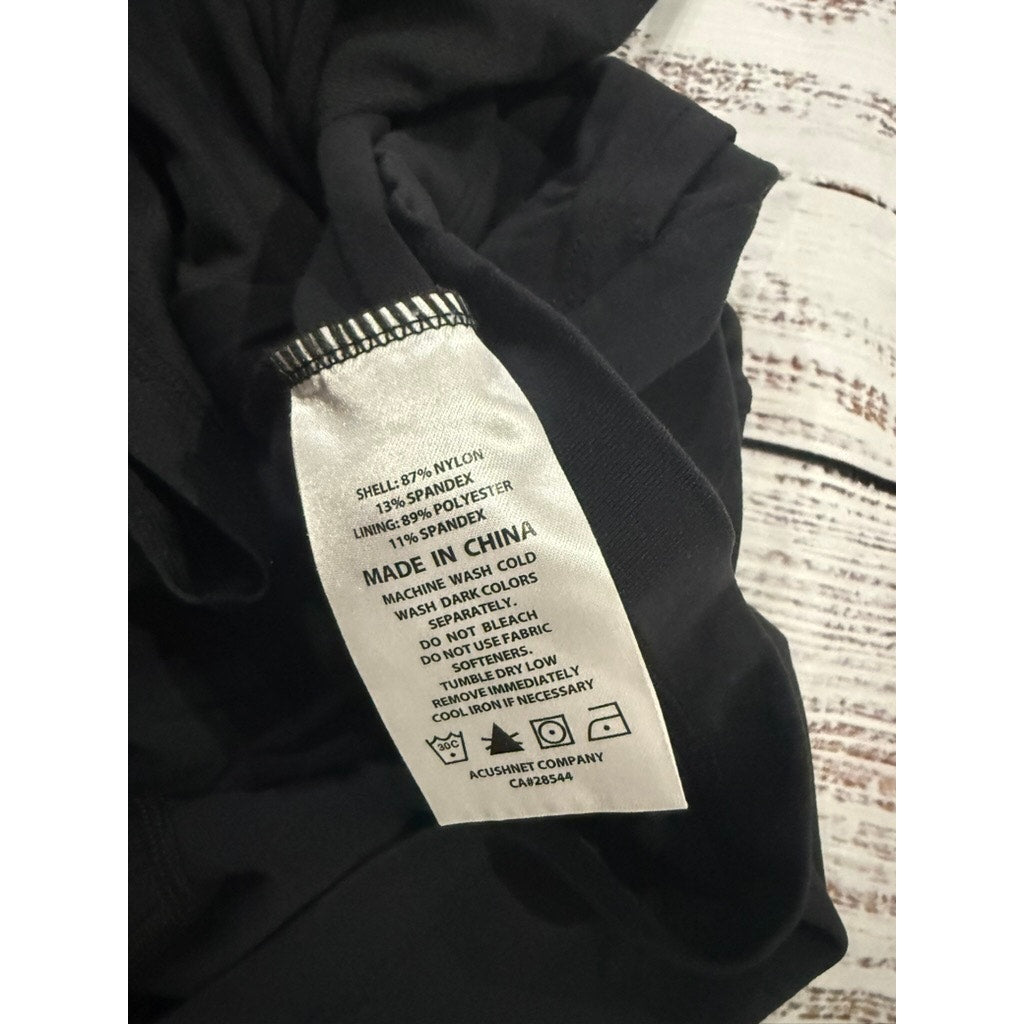 FootJoy Women's Black Athletic Skort Medium High-Rise Golf Tennis