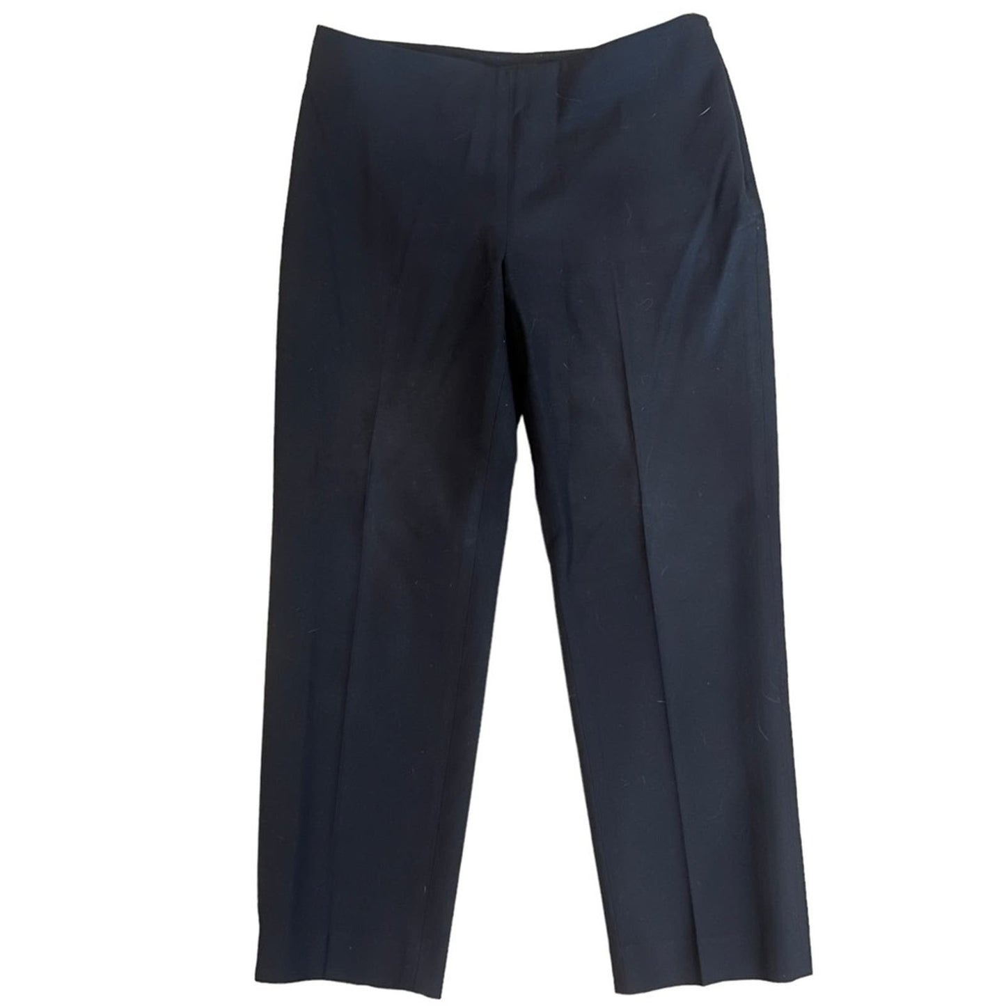 Talbots Navy Blue Classic Side Zip Pants Size 8P