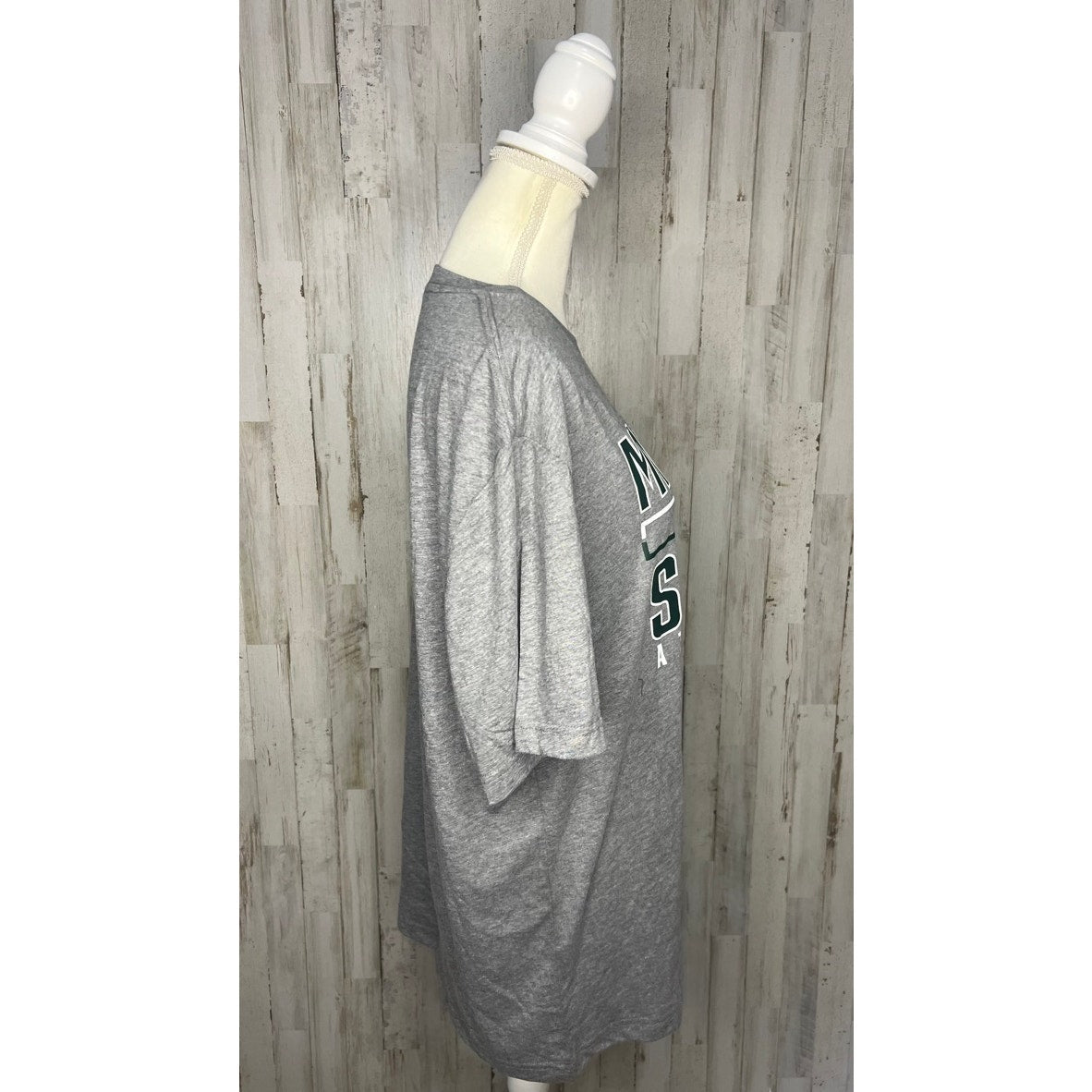 NWT Michigan State Spartans Men's XL Heather Gray T-Shirt Short Sleeve