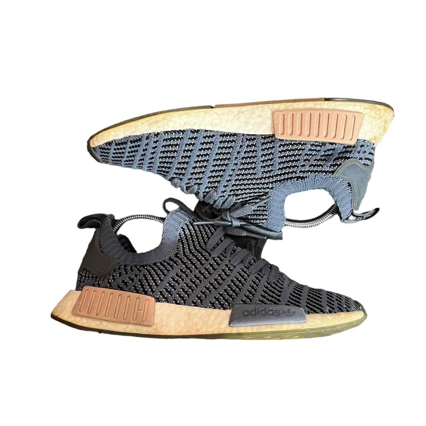 adidas NMD R1 STLT Womens Sneakers Gray Black Size 9.5 Athletic Walking