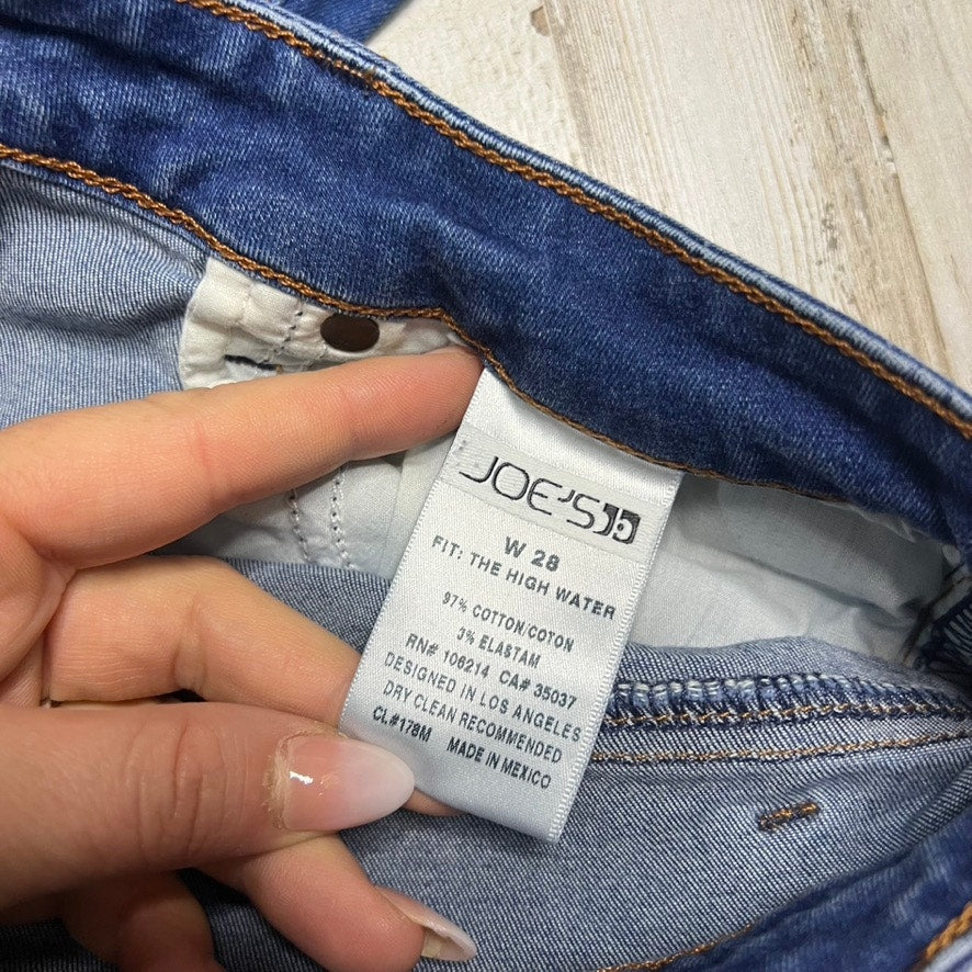 Joe's Jeans Women's Skinny High Water Fit Jeans Blue Size 28 Mid Rise