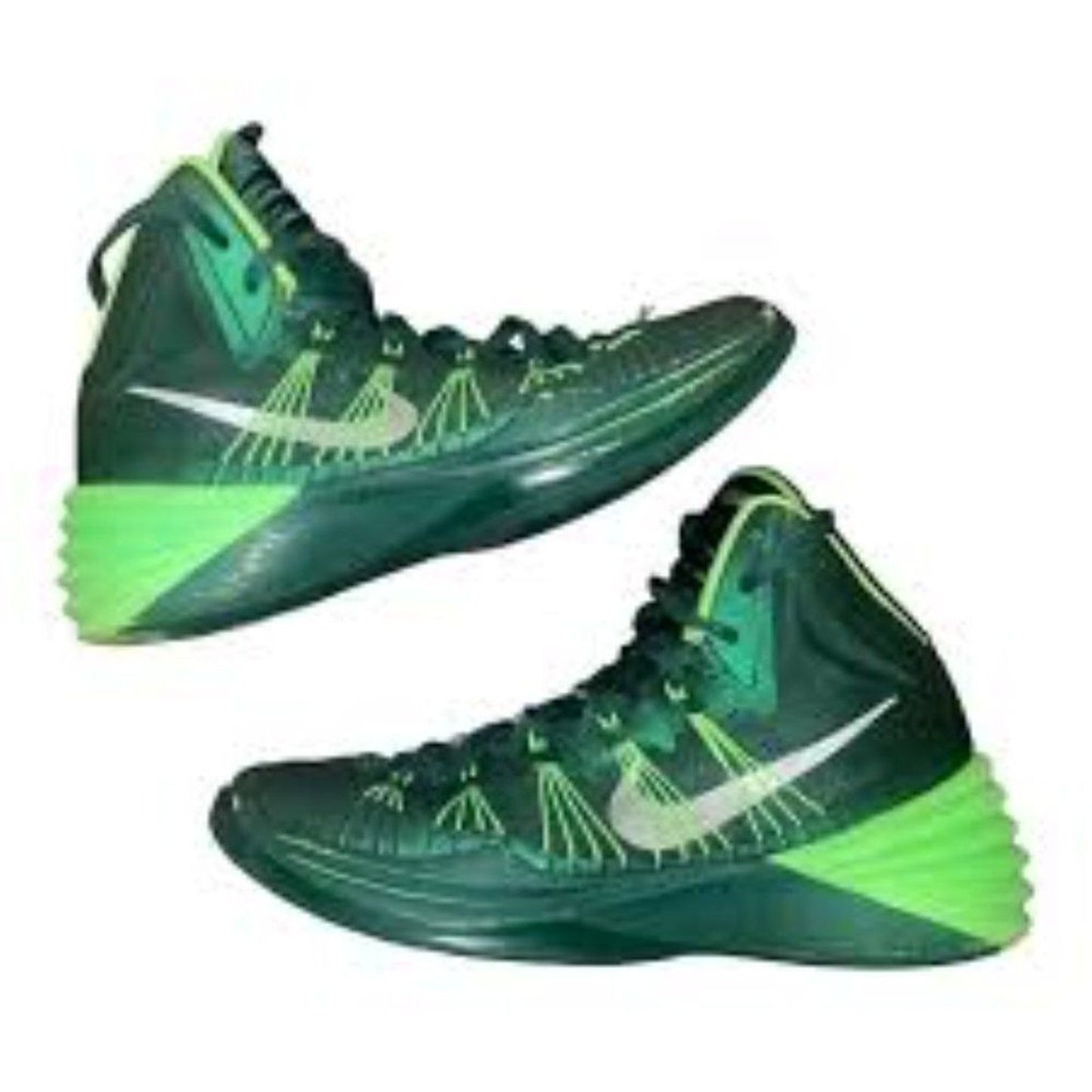 Nike Hyperdunk 2013 TB Men's Basketball Shoes Green High Top Size 18