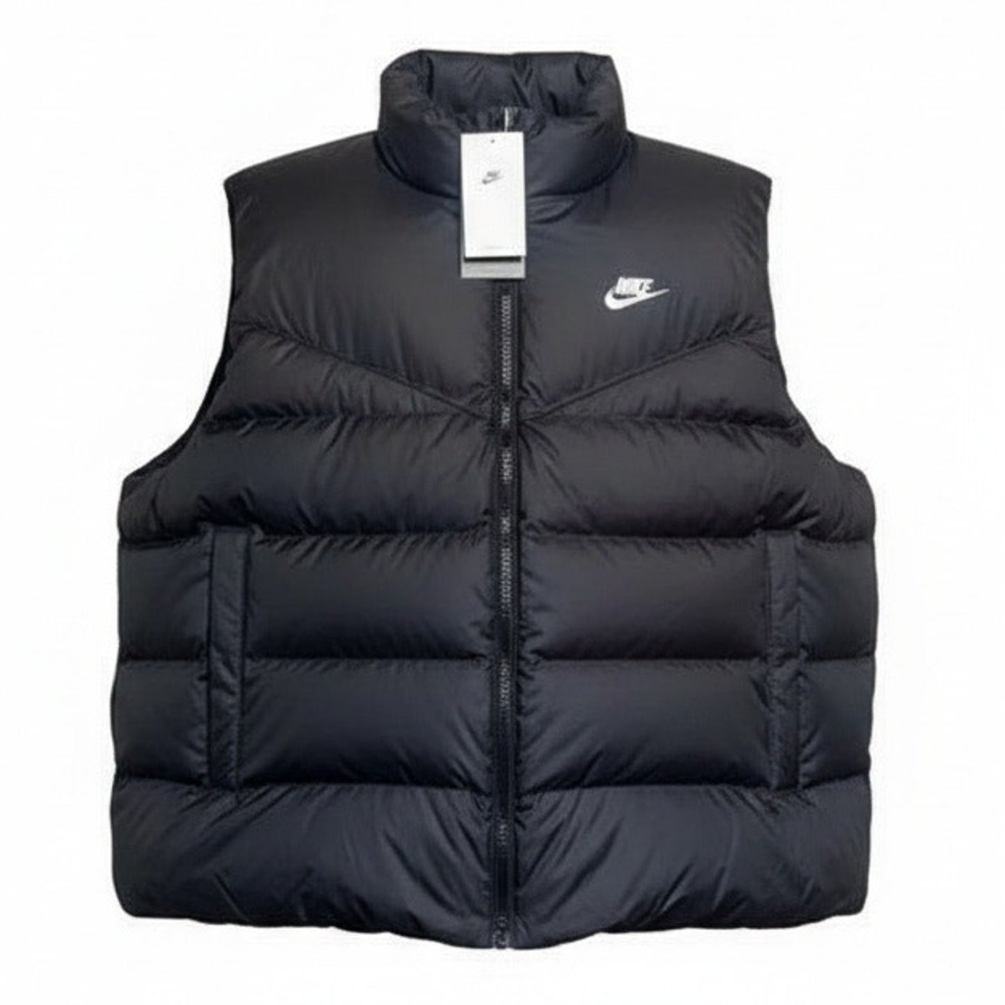 NWT Nike Sportswear Therma-FIT Windrunner Puffer Vest Womens 2XL Black
