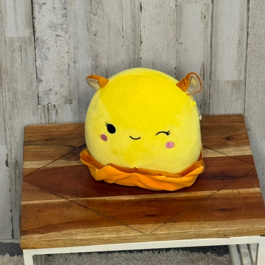 Squishmallows Bijan Yellow Dumbo Octopus Plush Toy Small 8"
