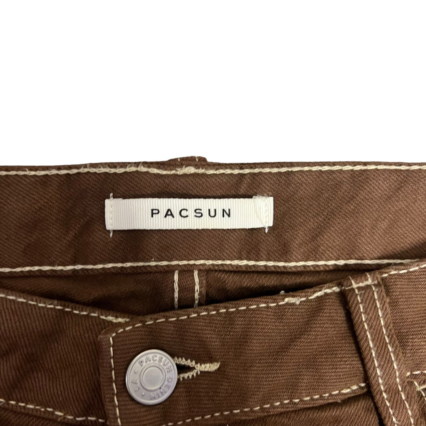 PacSun 90's BF Carpenter Pants Brown Size 27 Women's Straight Fit Casual