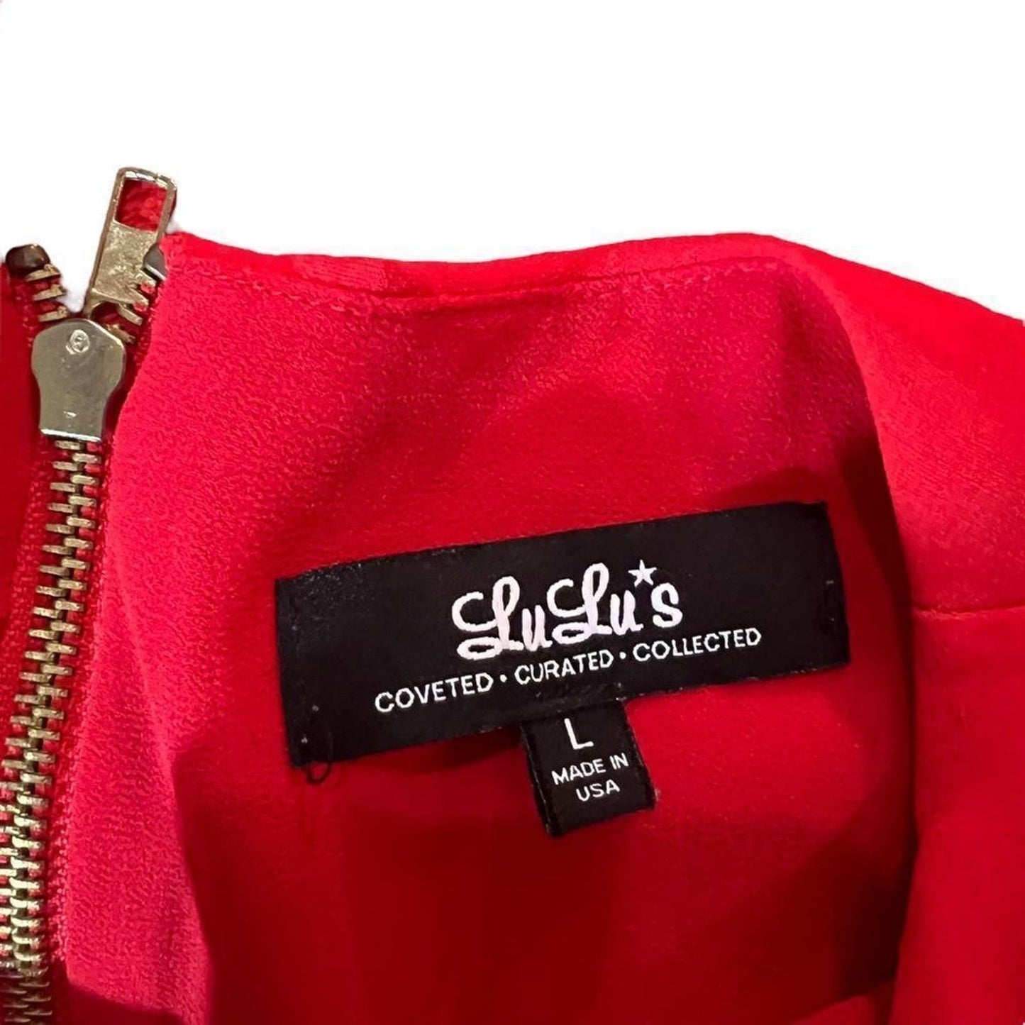 Lulu's Red A-Line Dress Size Large