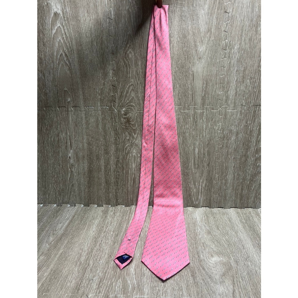 Vineyard Vines Pink Silk Fertility Cryo-Bank Novelty Pattern Tie